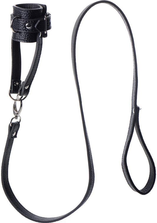 Strict Ball Stretcher with Leash - Black