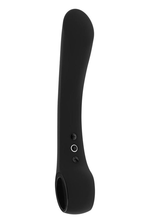 Vive Ombra Rechargeable Silicone Bendable Vibrator - Black
