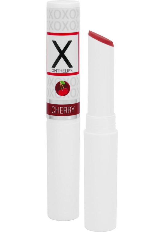 X On The Lips Buzzing Lip Balm with Pheromones Electric Cherry Flavor - .75oz