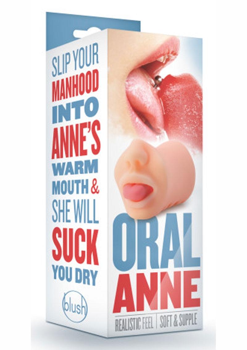 X5 Men Oral Anne Masturbator - Mouth - Flesh/Vanilla