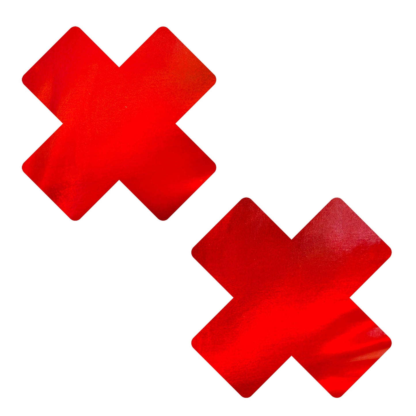Neva Nude - Bloody Nightmare Red Foil X Nipple Cover Pasties