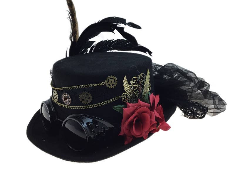 KBW Global Corp. - Victorian Steampunk Goggles Hat