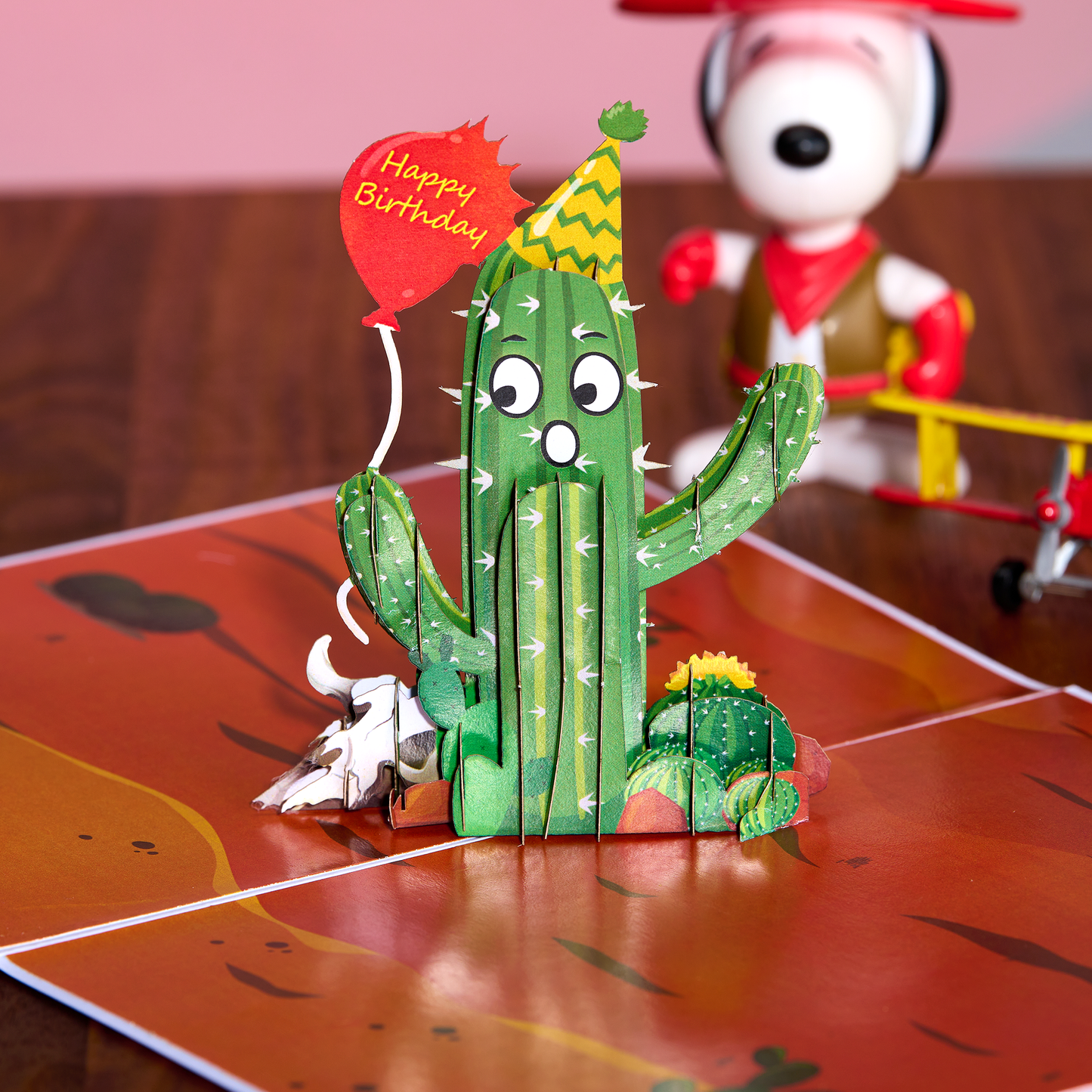 Dirty Pop Cards - Happy Birthday Prick Funny 3D Pop-Up Cactus Card