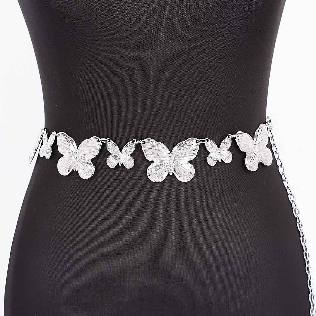 3AM BY H&D ACCESSORIES - Multi Butterfly Chain Belt