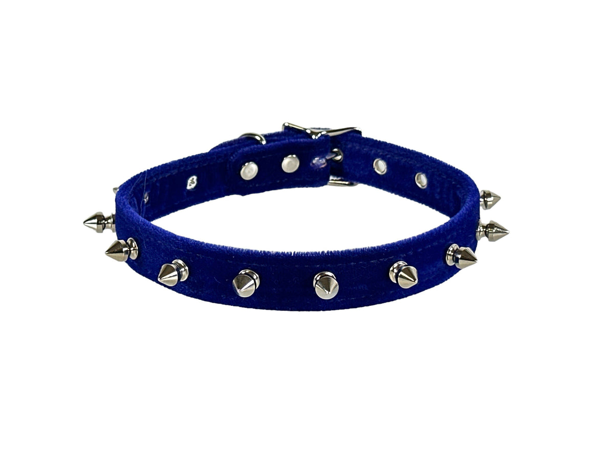 Funk Plus - CK134 VELVET SPIKE CHOKER