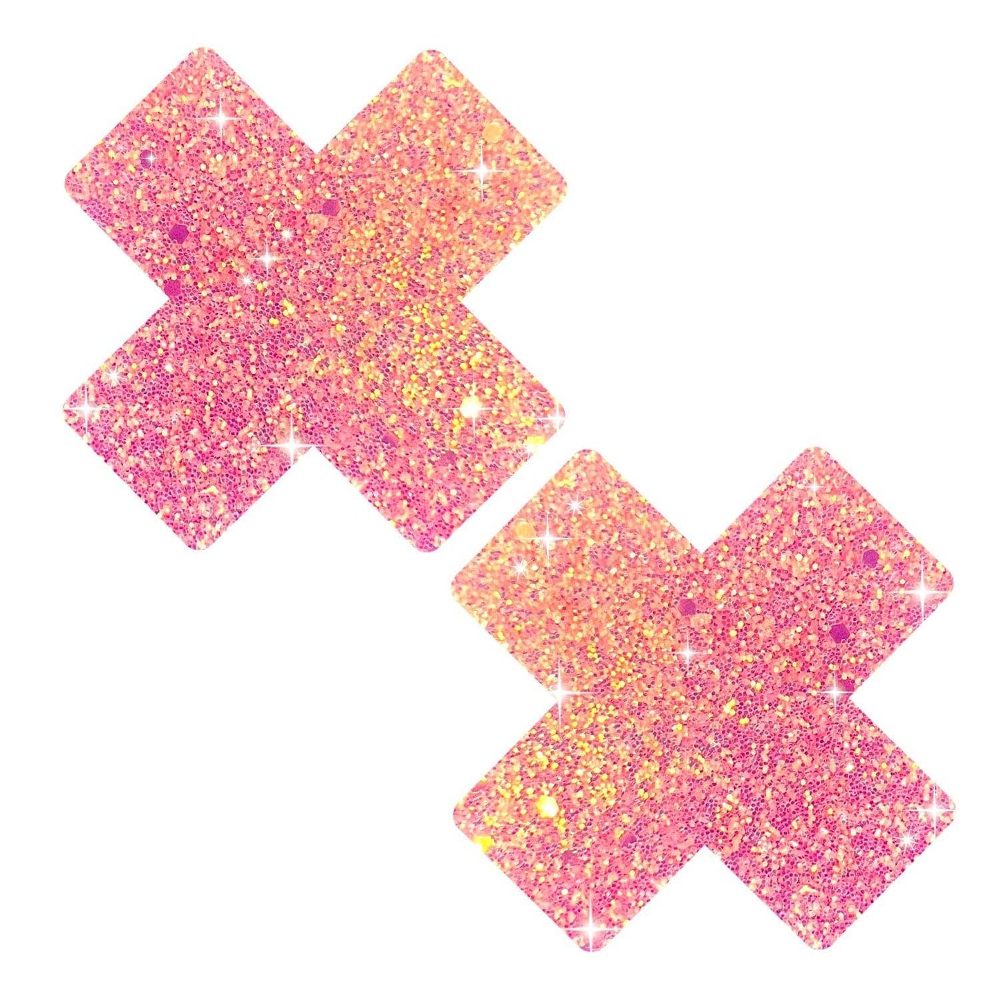 Neva Nude - Super Sparkle Sun Kissed Chunky Glitter  X Factor Nipple Cover Pasties