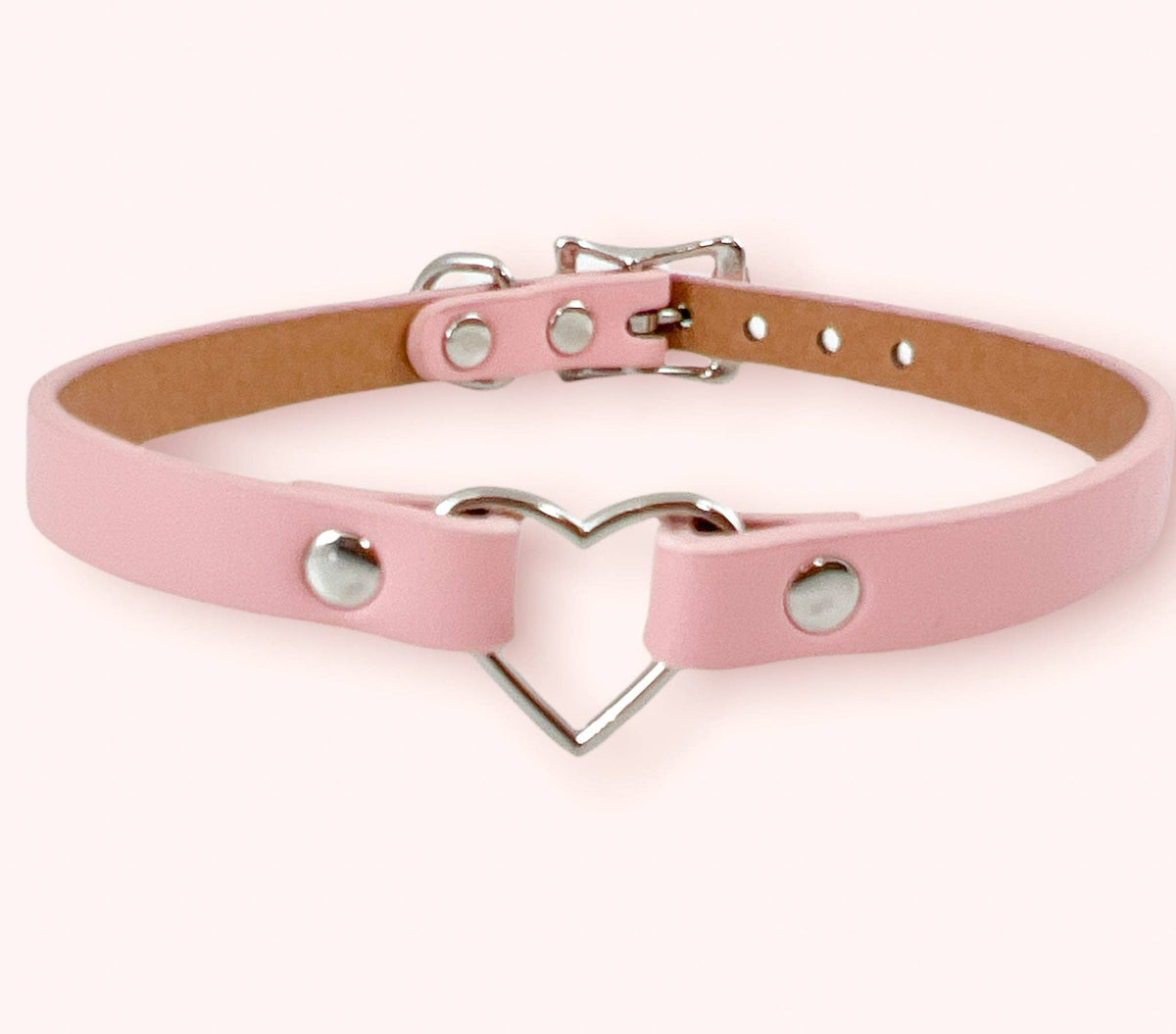Funk Plus - FC224M SMALL HEAR SKINNY VEGAN CHOKER