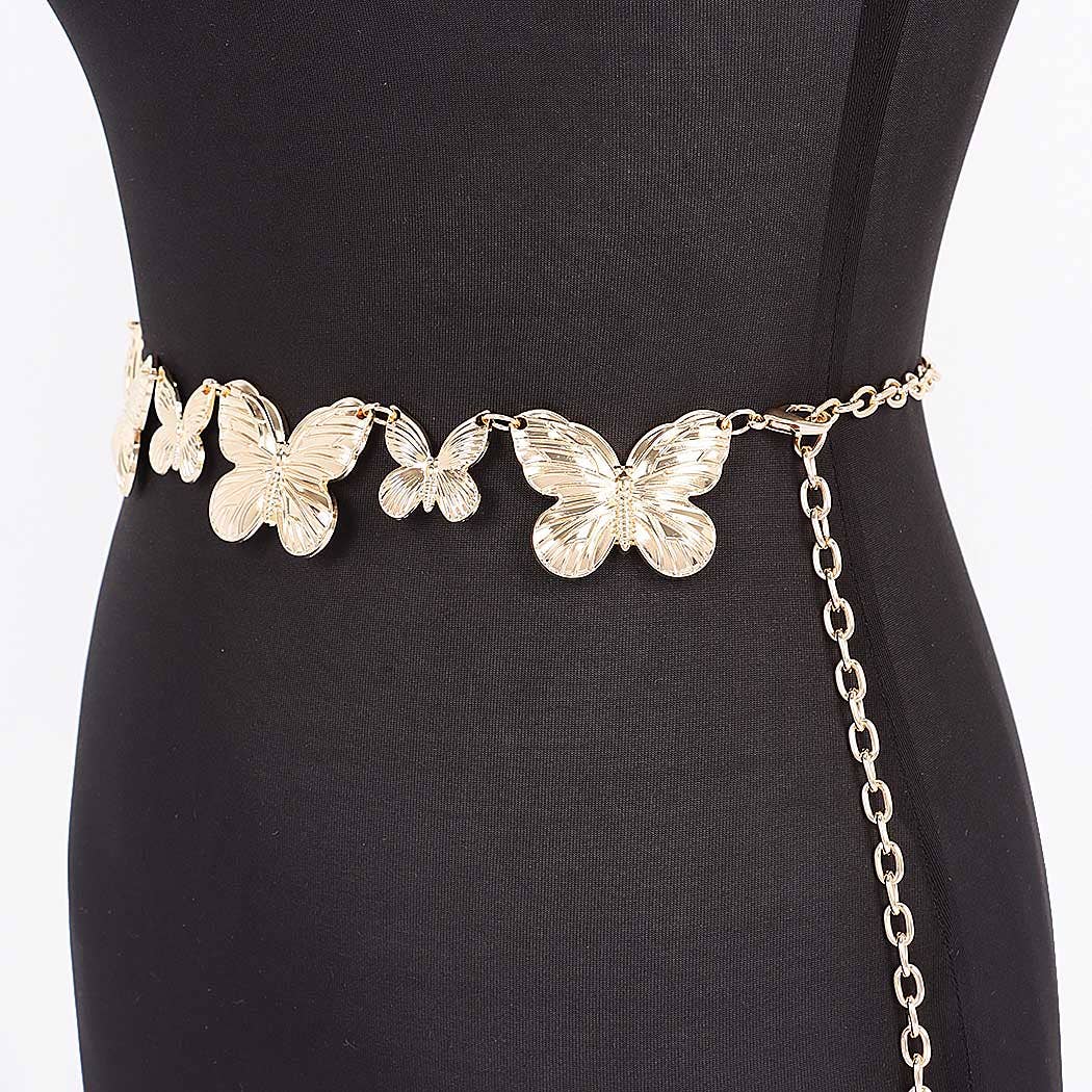 3AM BY H&D ACCESSORIES - Multi Butterfly Chain Belt