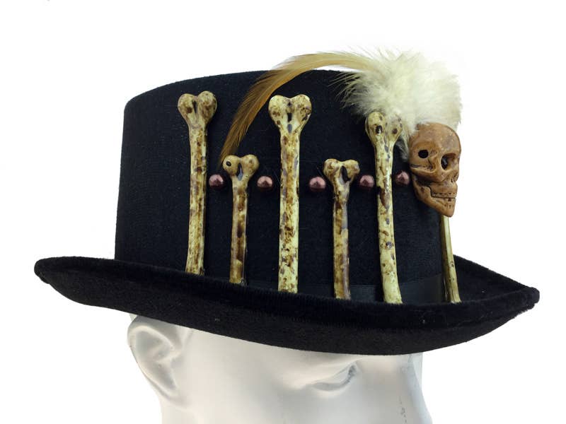 KBW Global Corp. - Skeleton Bone And Feather Top
