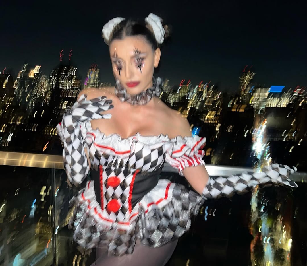 Cute Harlequin Clown