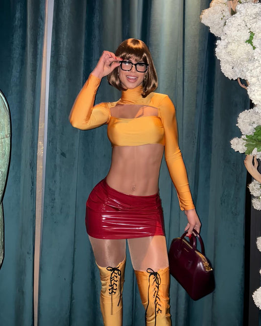 Sexy V Cartoon Character Costume