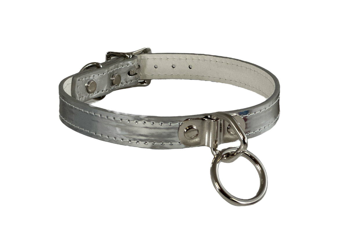 Funk Plus - CK129  PATENT NEON BONDAGE CHOKER