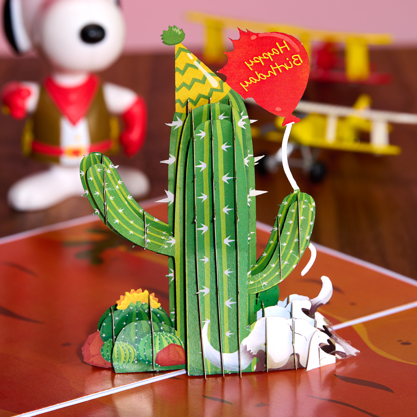 Dirty Pop Cards - Happy Birthday Prick Funny 3D Pop-Up Cactus Card