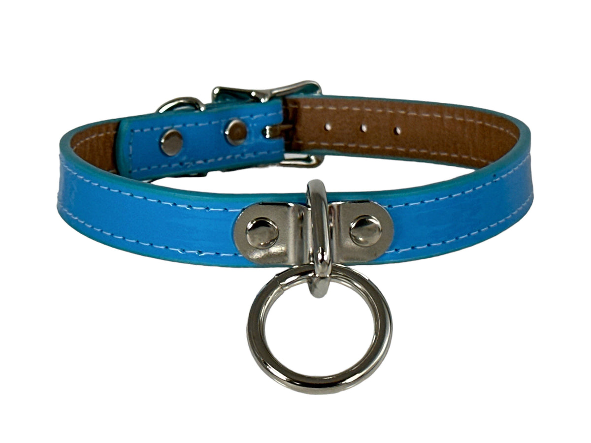 Funk Plus - CK129  PATENT NEON BONDAGE CHOKER