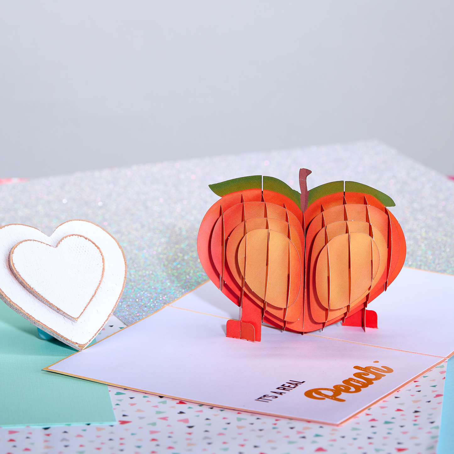 Dirty Pop Cards - It’s Peachy Funny 3D Pop-Up Cheeky Birthday Card
