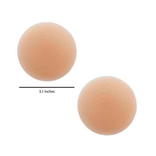 Nudie Patootie Nude Skin INVISIBLE REUSABLE Silicone Nipple Cover Pasties