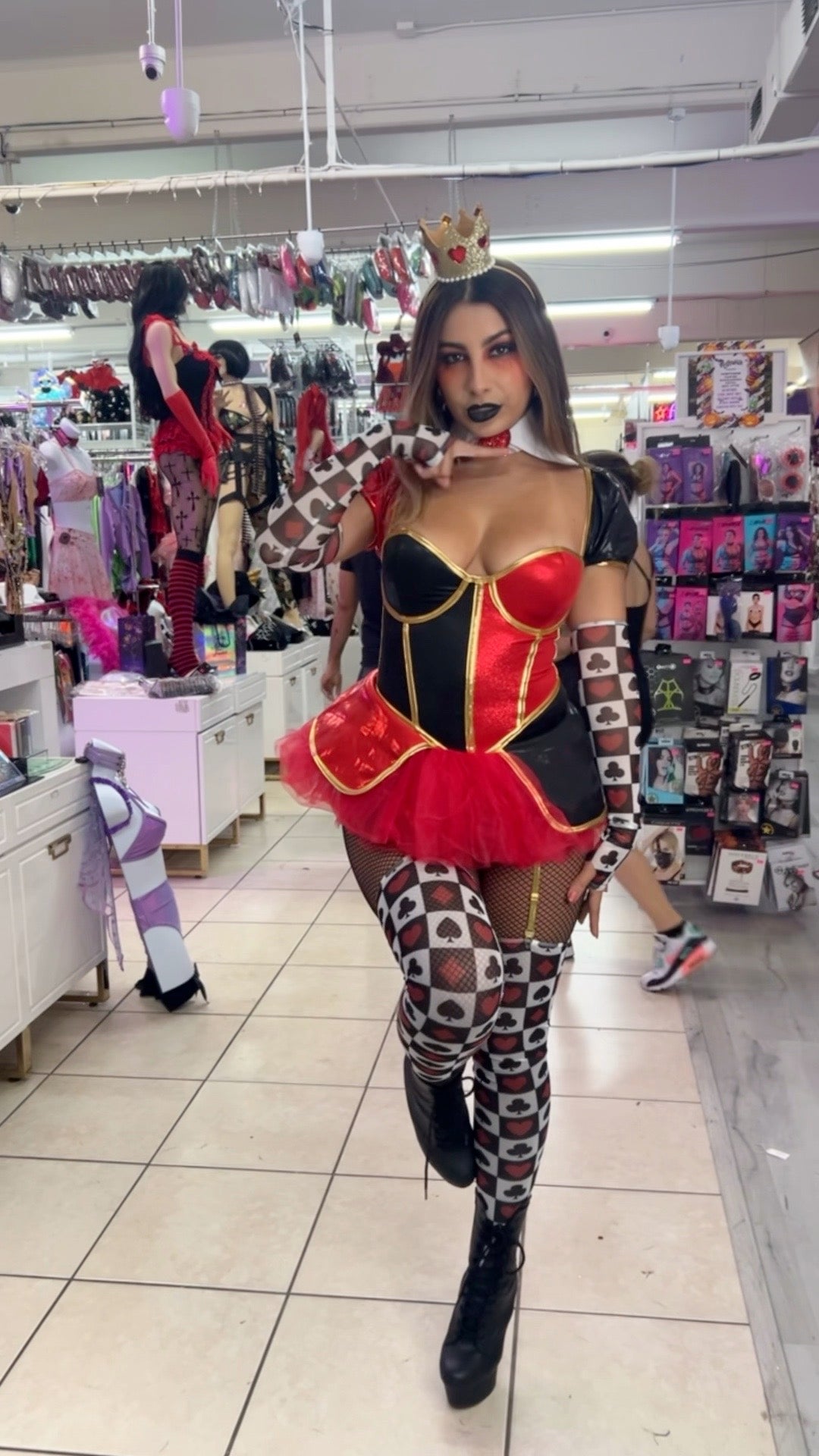 Royal Heart Queen Costume includes purse
