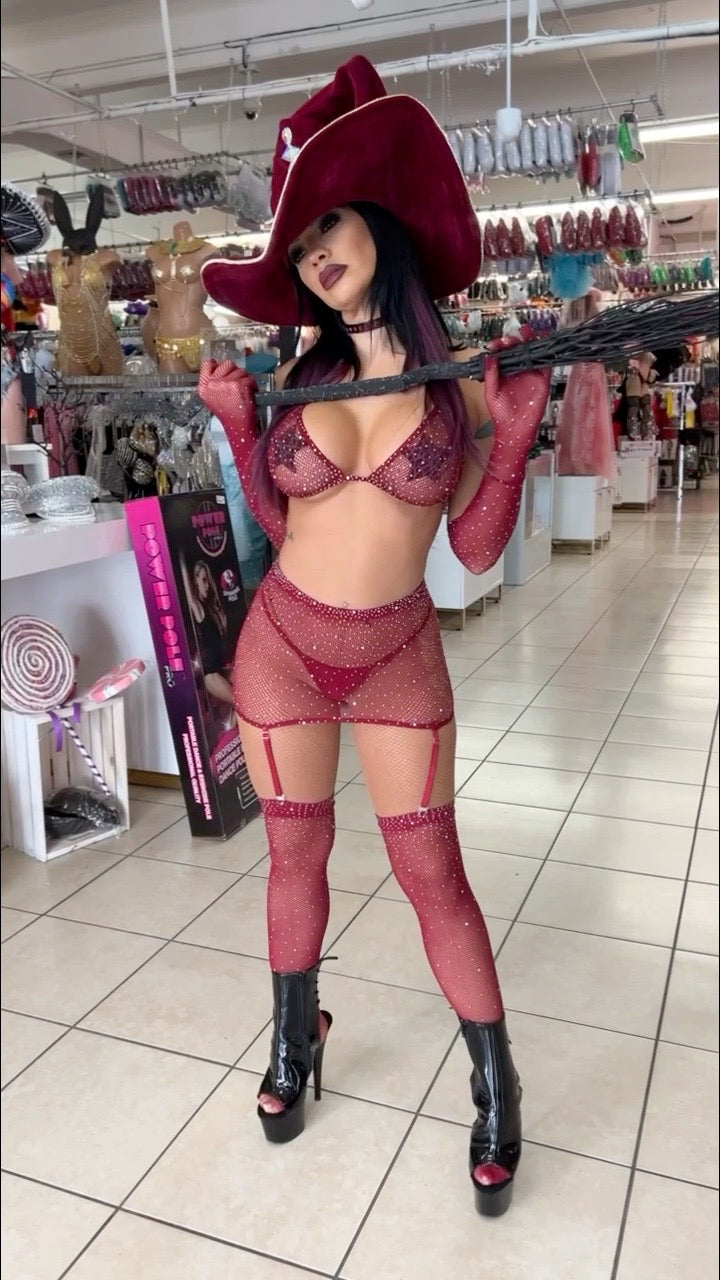 Sexy Bling Witch Costume styled for you