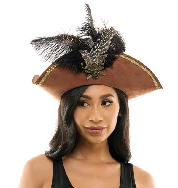 Brown Pirate Hat