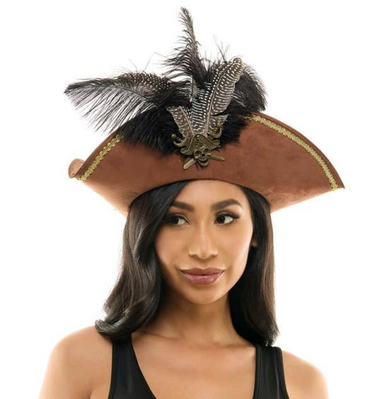 Brown Pirate Hat