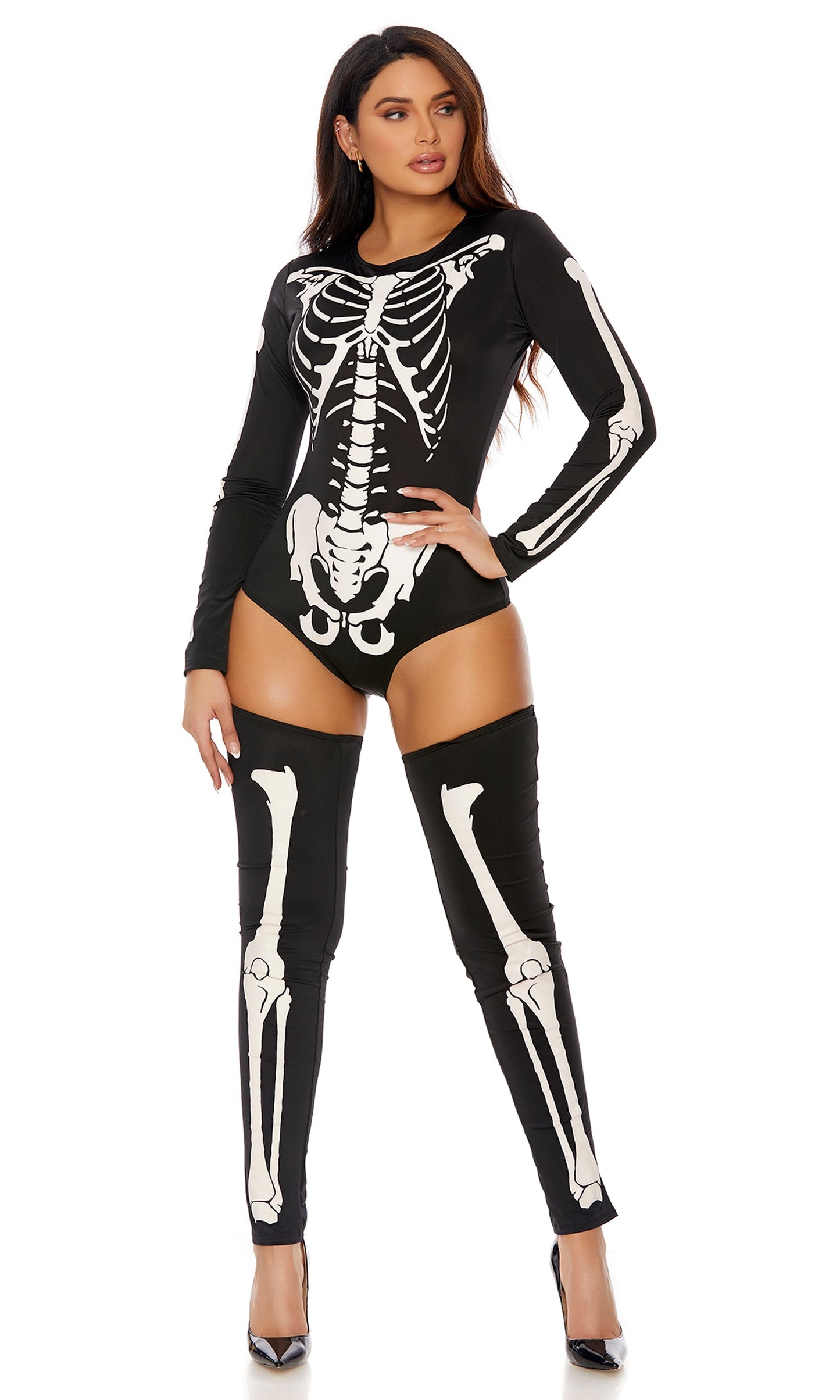 Bad To The Bone Sexy Skeleton Costume