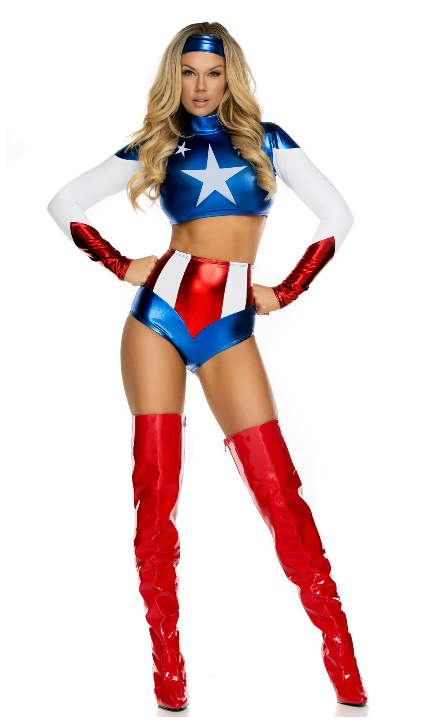 Pretty Patriot Sexy Hero Costume