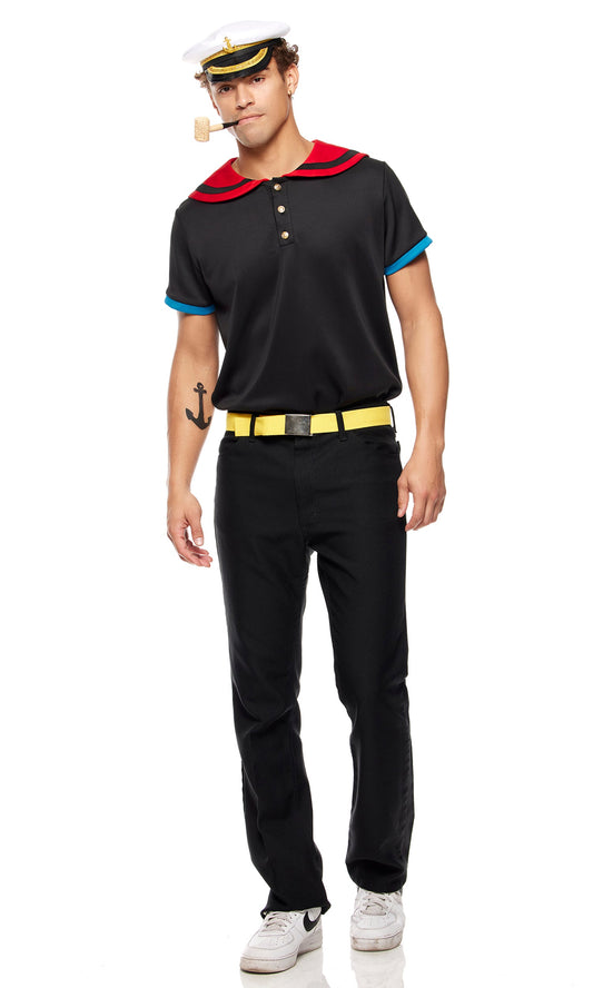 The Sailor Man Men's Cartoon Character Costume