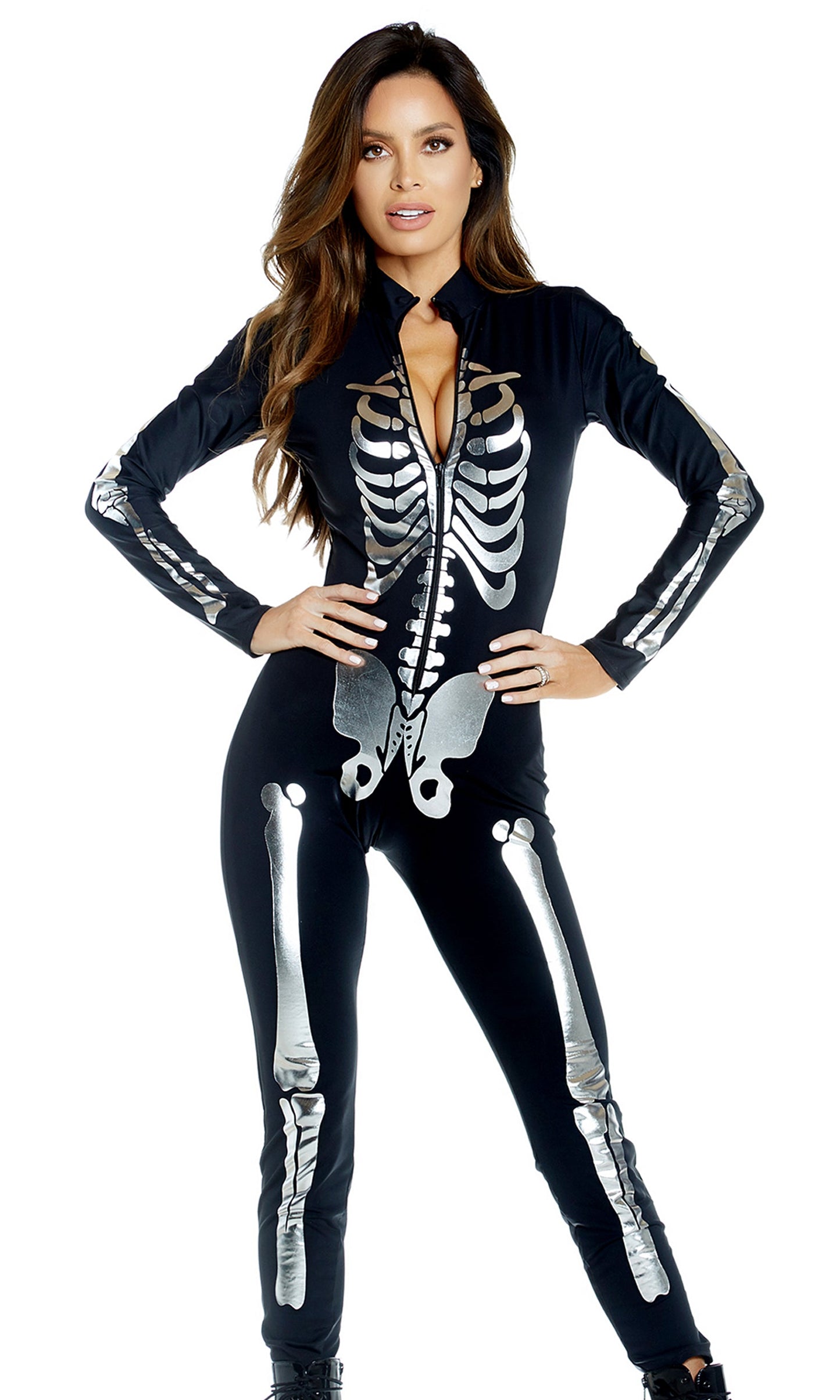 Open Up A Little Sexy Skeleton Costume