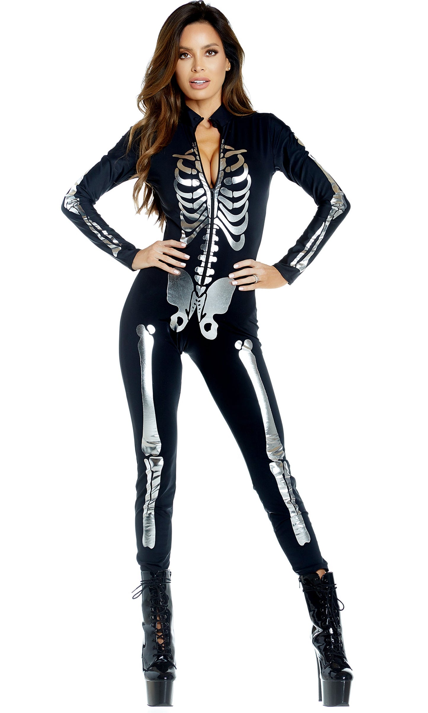 Open Up A Little Sexy Skeleton Costume