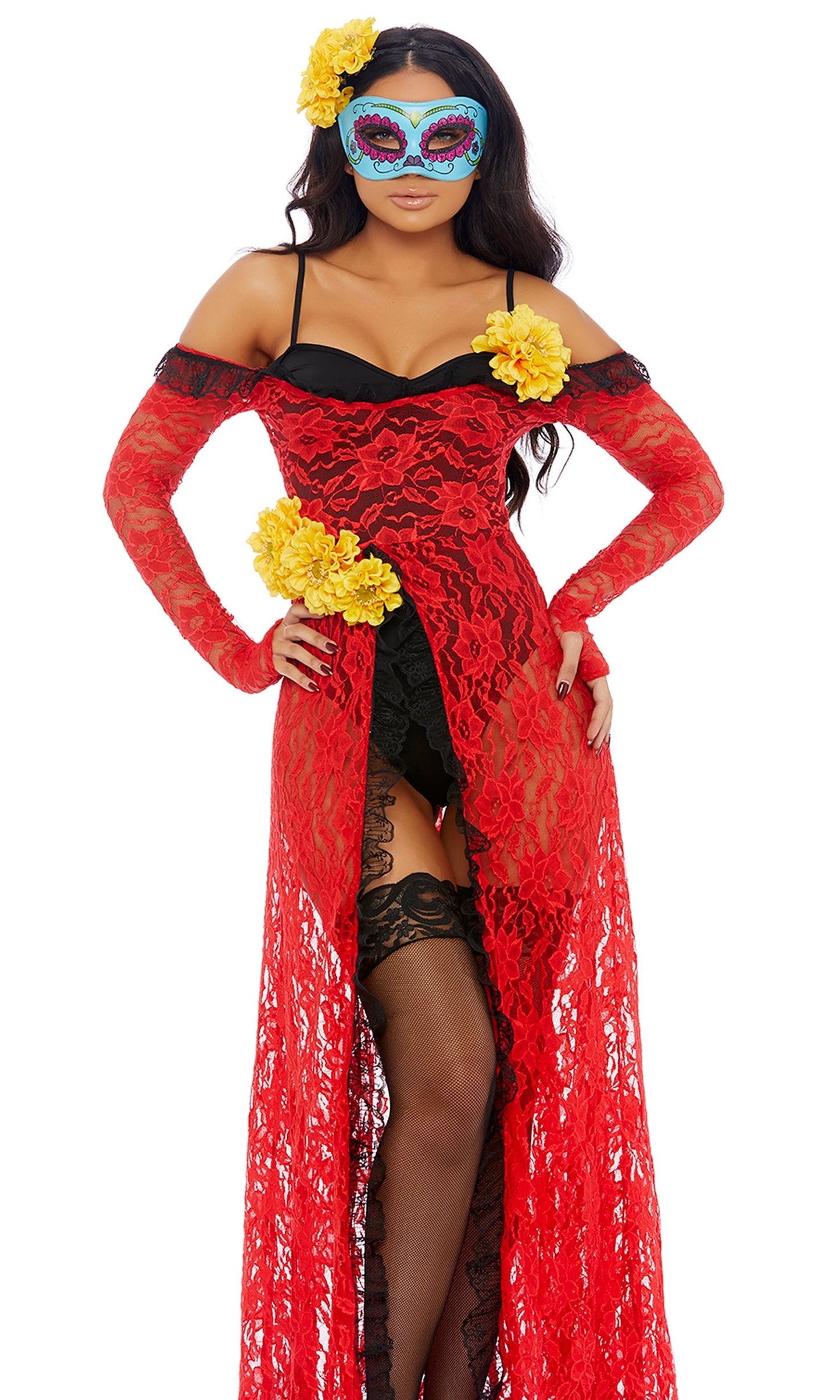 Reina De Muerte Sexy Movie Character Costume