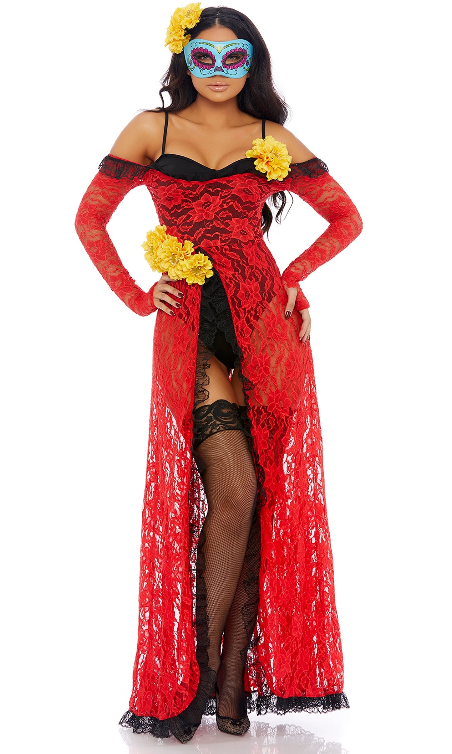 Reina De Muerte Sexy Movie Character Costume