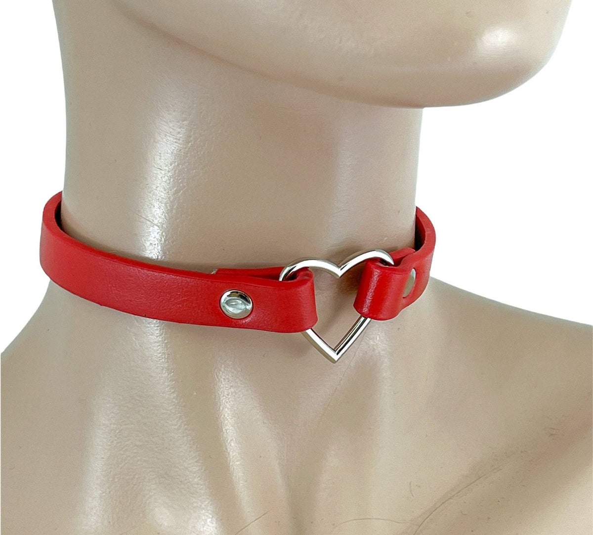 Funk Plus - FC224M SMALL HEAR SKINNY VEGAN CHOKER