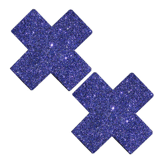 Purple Rain Glitter X Factor Nipple Cover Pasties