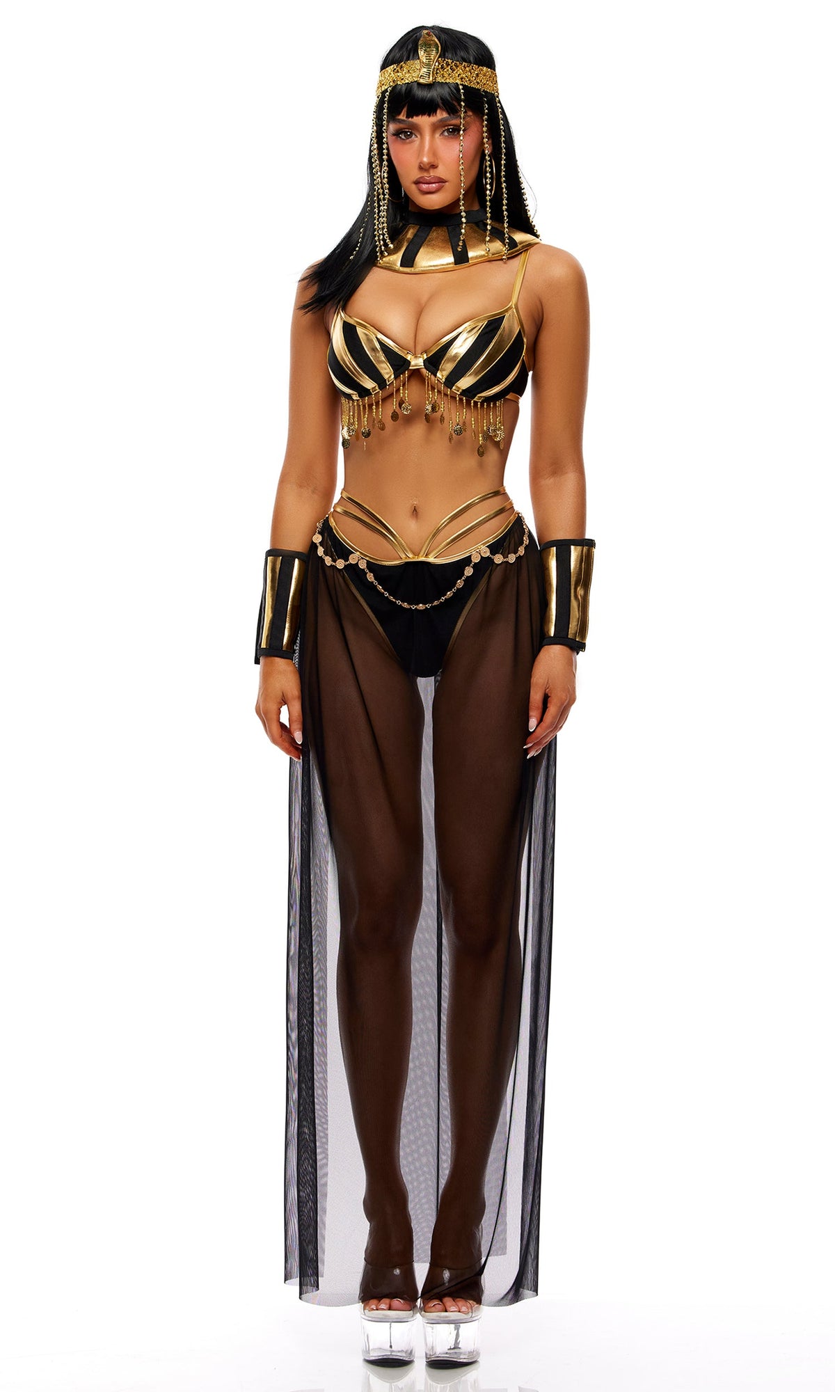 Cleopatra Complex 4-Piece Pharaoh Costume Set