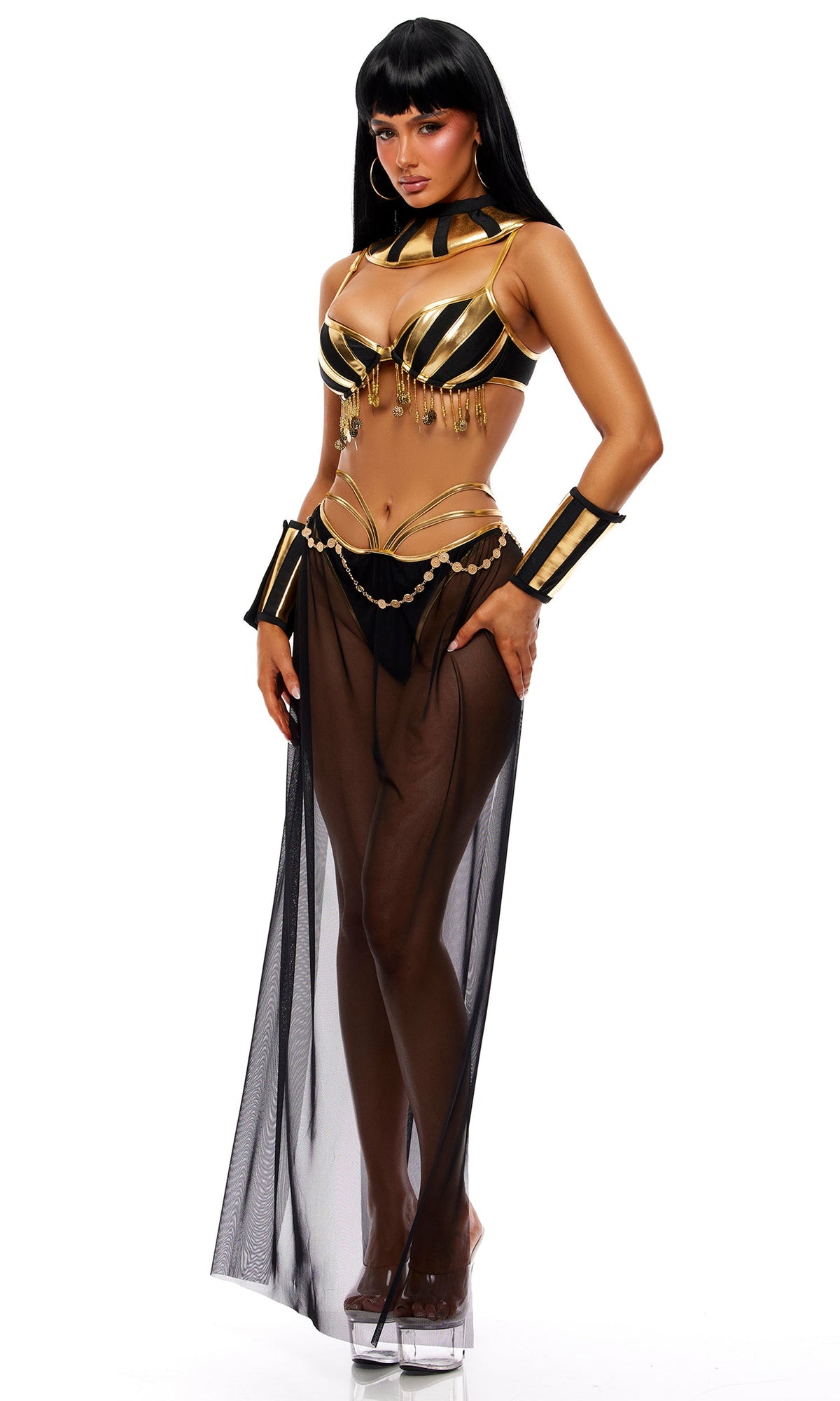 Cleopatra Complex 4-Piece Pharaoh Costume Set
