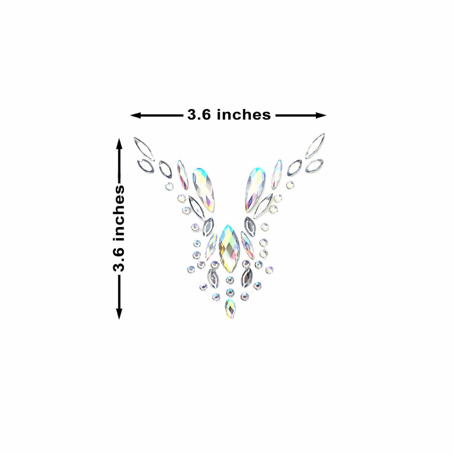 Neva Nude - Star Fall Crystal Jewel BodiStix Body Sticker