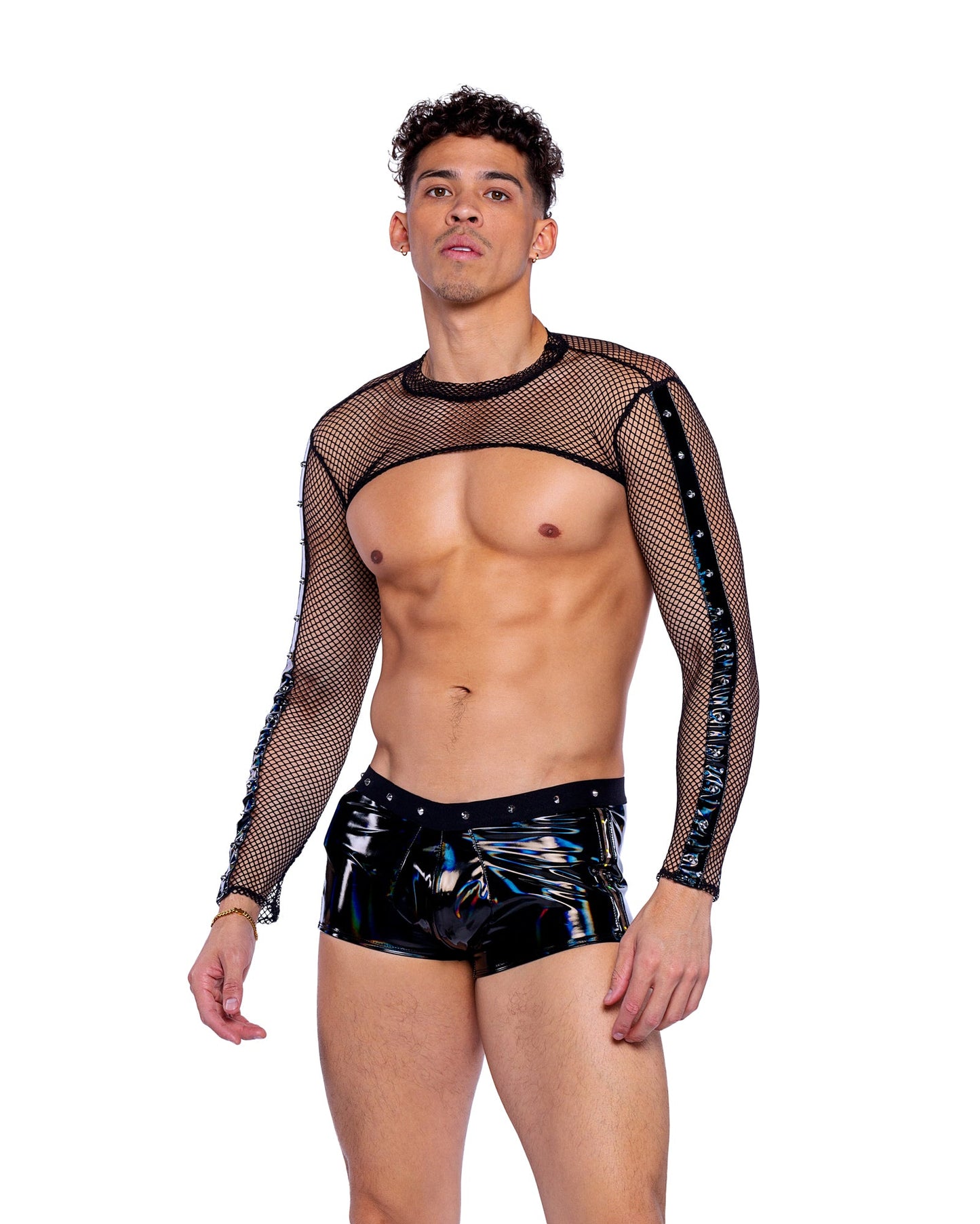 6513 - Vinyl with Iridescent Pint Shorts