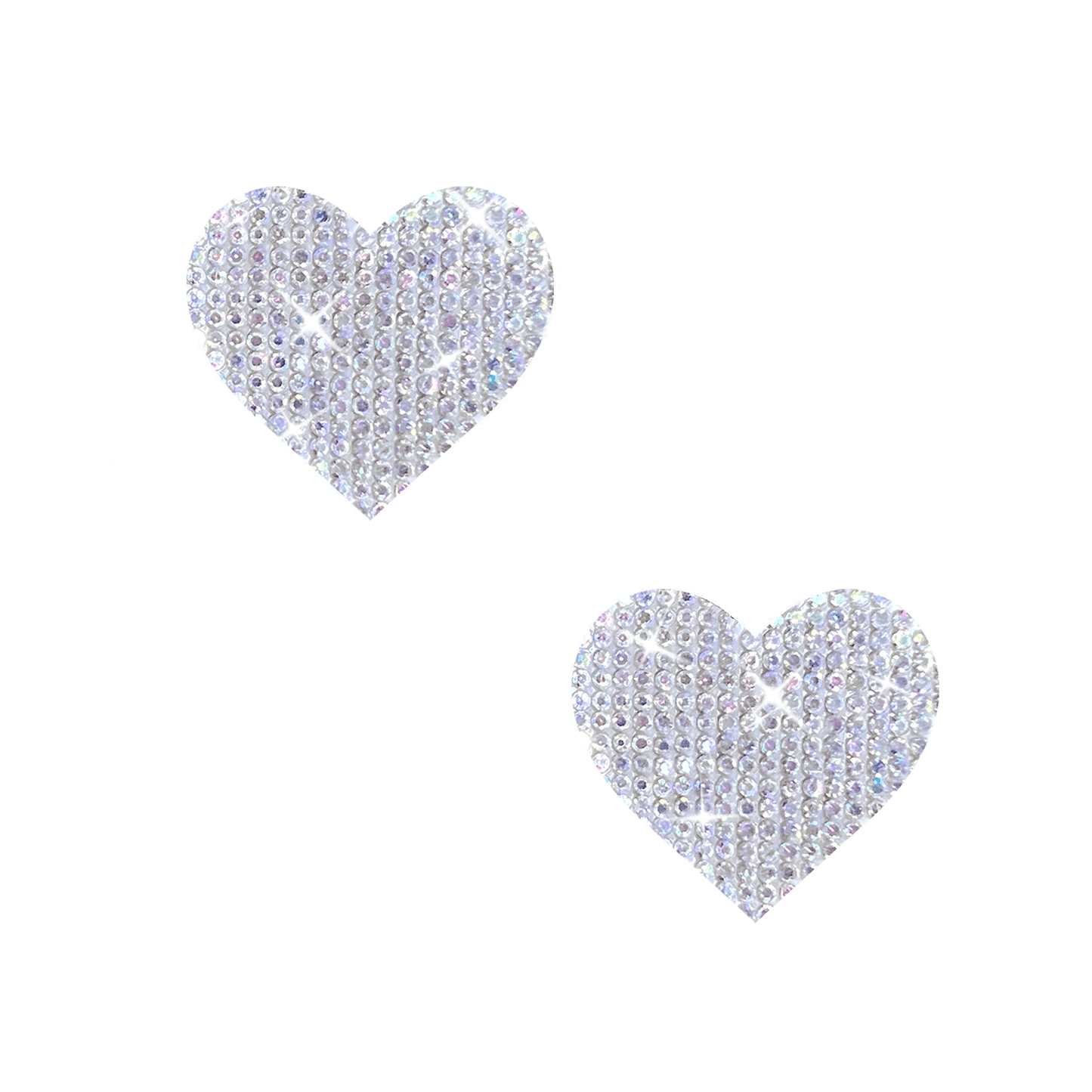 Neva Nude - Razzle Dazzle Crystal Jewel Sparkle I Heart U Small Body Stickers 6PK