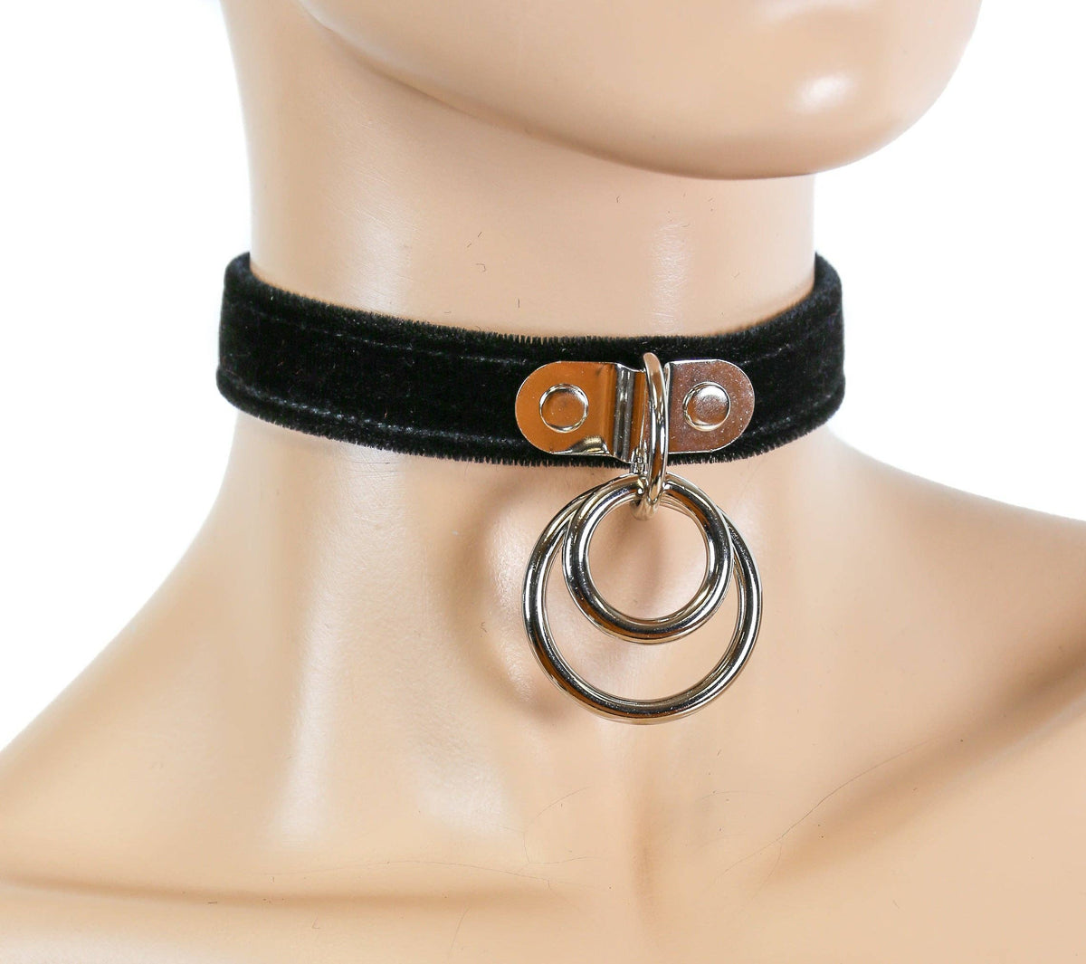 Funk Plus - FC264VELVET DOUBLE RING BONDAGE