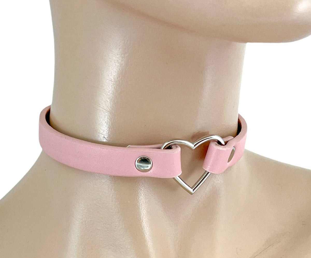 Funk Plus - FC224M SMALL HEAR SKINNY VEGAN CHOKER