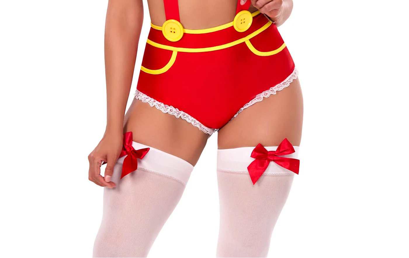 Leg Avenue Nylon Over The Knee with Bow