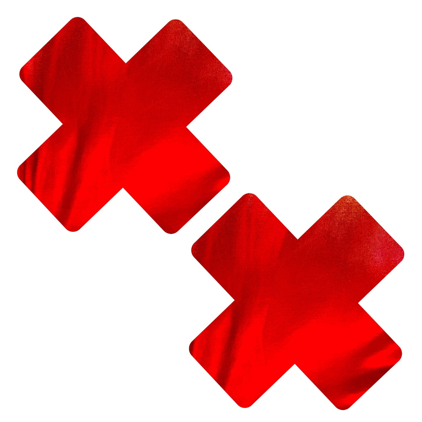 Neva Nude - Bloody Nightmare Red Foil X Nipple Cover Pasties