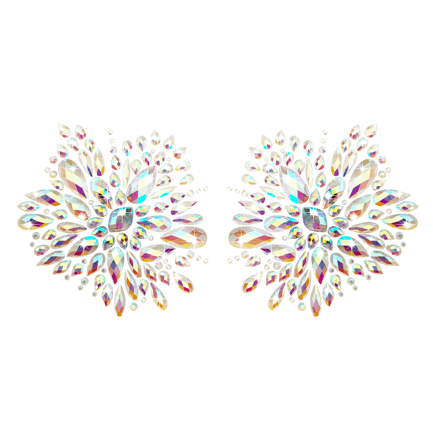 Neva Nude - Shine Bright LED LumiNip Light Up Crystal Nipple Cover