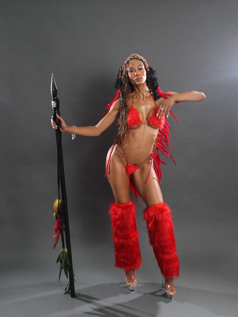 Exclusive Red Warrior Costume