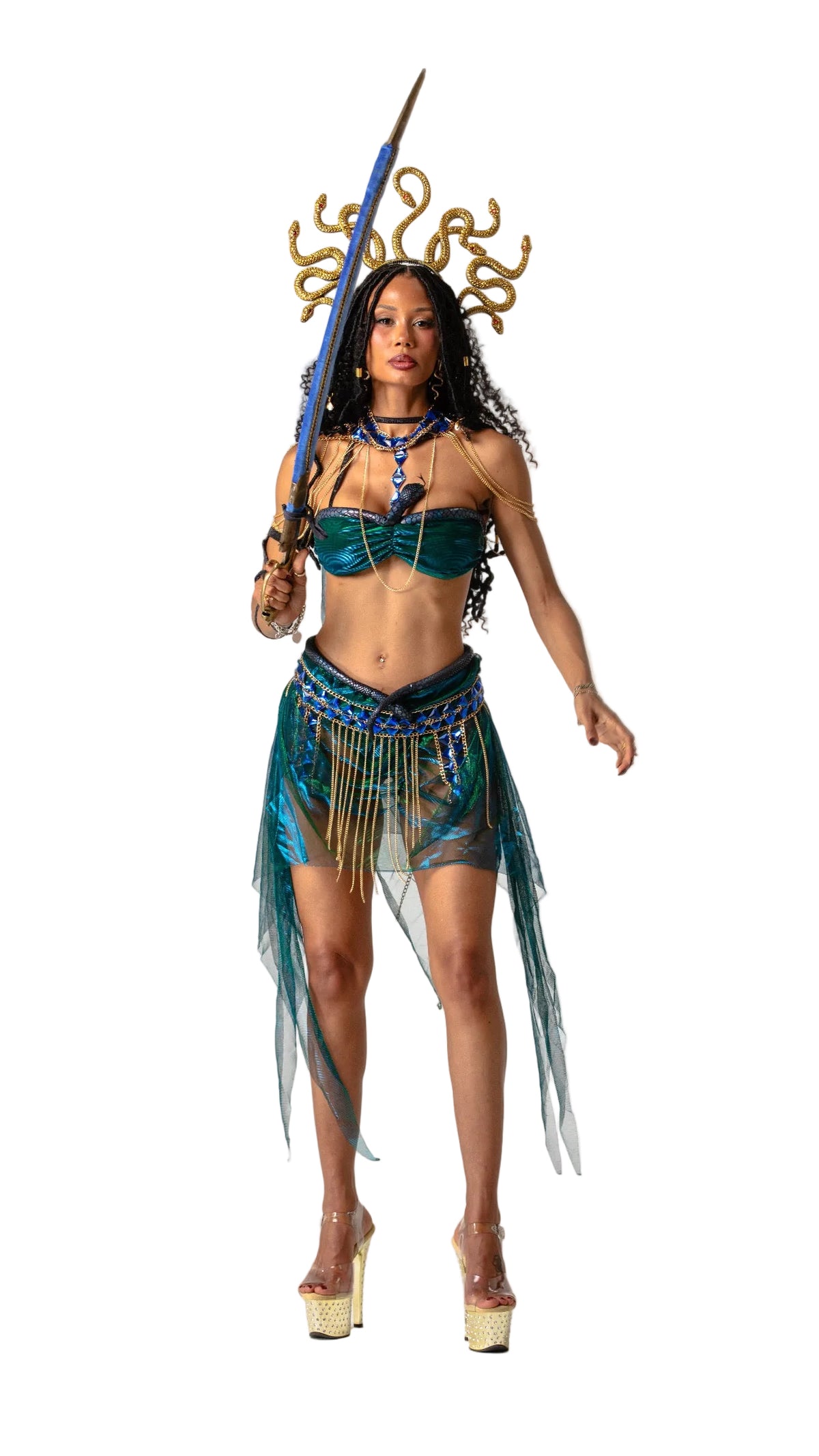Styled Emerald Medusa Costume
