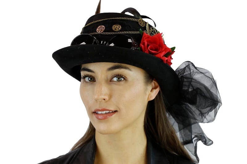 KBW Global Corp. - Victorian Steampunk Goggles Hat