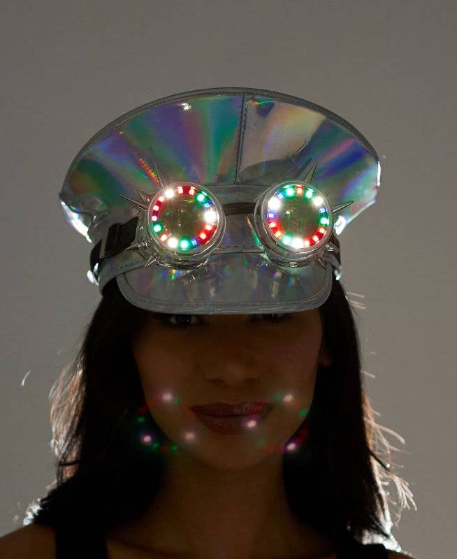 Captain Hat With Light-Up Goggles