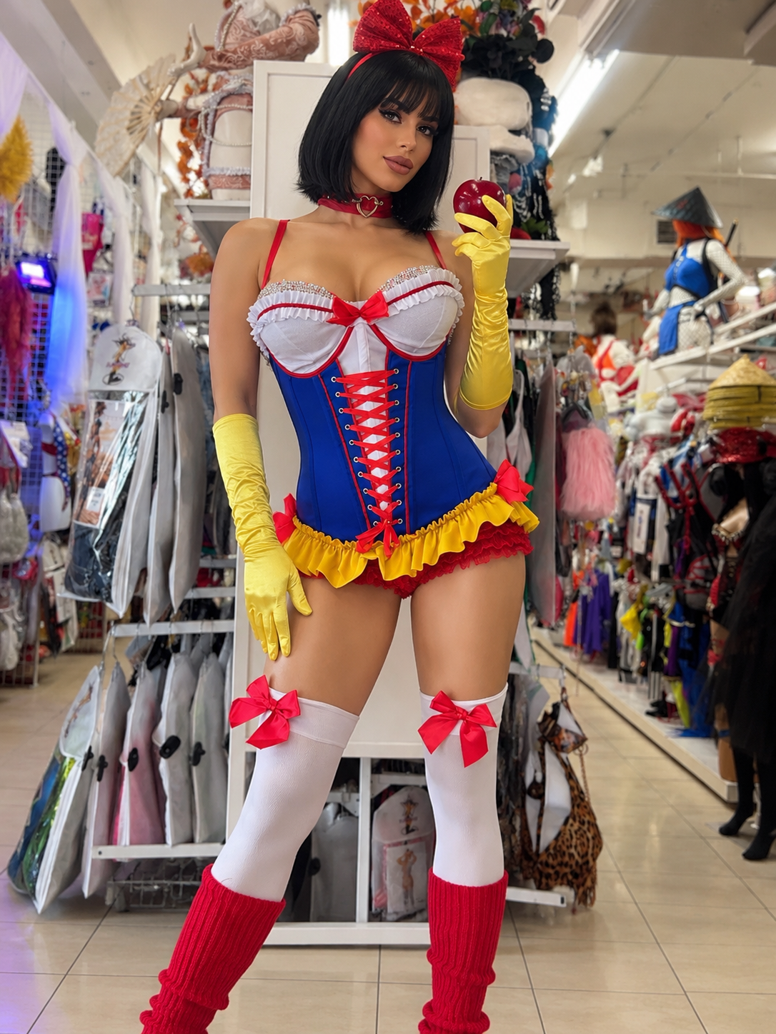 Snow White Enchanted Bombshell corset Costume