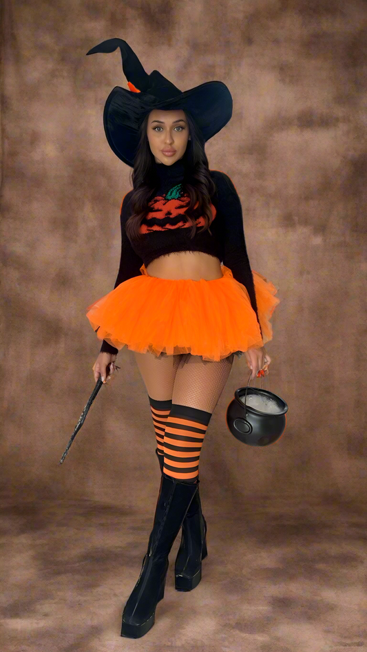 Styled Cute Pumpkin Ballerina