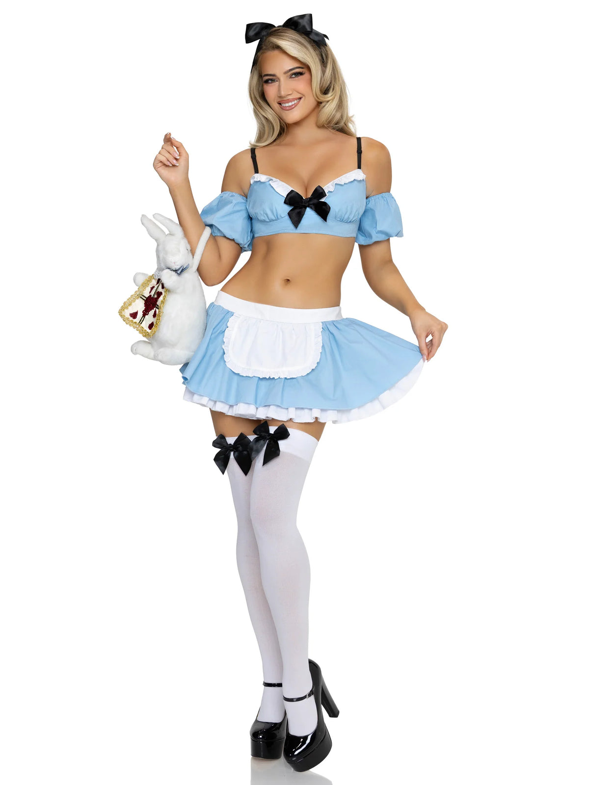 Wonderland Alice Costume With Stockings